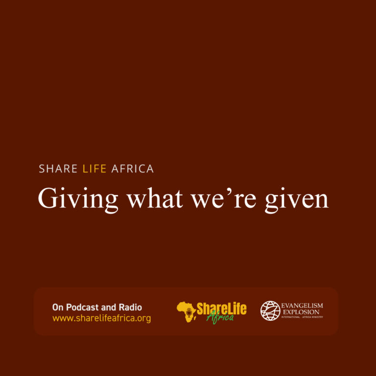 Giving what we are given